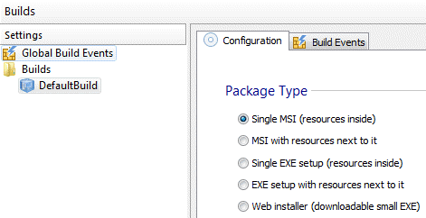 advanced installer create msi